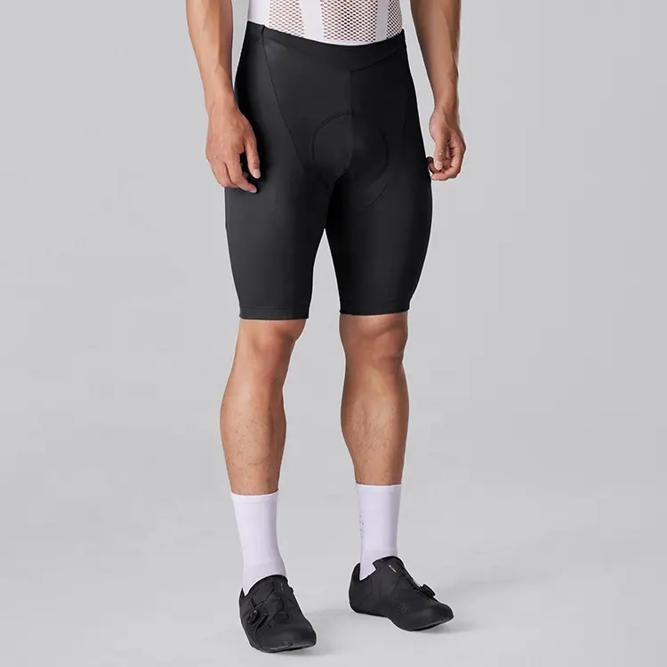 High end quick dry acolchoado ciclismo shorts bike shorts homens bicicleta calças curtas com faixa reflexiva e logotipo