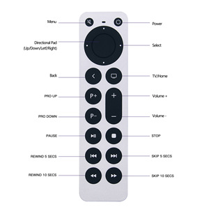 Replacement Universal Remote Control for <strong>Apple</strong> <strong>TV</strong> 4K Remote <strong>Apple</strong> 4K/ Gen 1 2 3 4/ HD A2169 A1842 A1625 with <strong>TV</strong> Control Function - Product Image 2