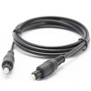 Syong S/PDIF cao cấp TosLink Cáp âm thanh quang màu đen PVC jatcket OD:5.0 Tương thích với các thiết bị tiêu chuẩn và độ nét cao - Product Image 1