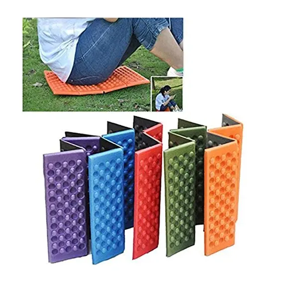 Woqi — coussin de siège de petite taille pliable, tapis en mousse XPE coloré, pour le Camping