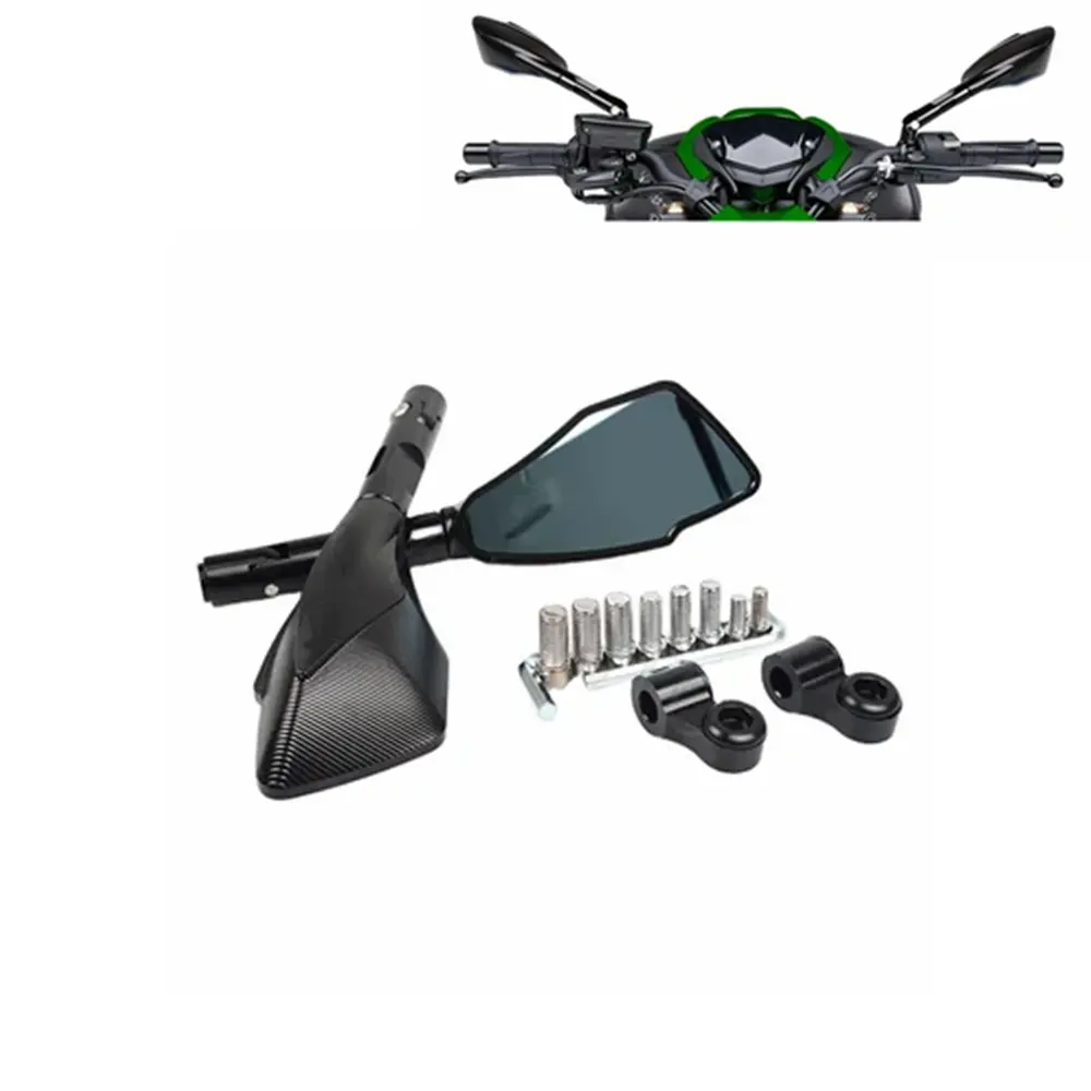 Pour Kawasaki Z900 Z900RS Z800 Z1000 Kawasaki Ninja 300 Moto Scooter Accessoires CNC Spiegel Rétroviseur Latéral