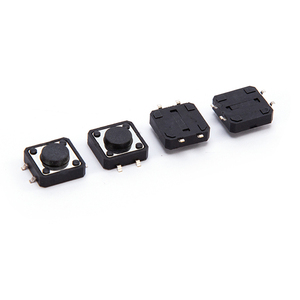 Taktsc halter Berührungs schalter 12x12x5mm 7.3 H4.3 Quadratischer Kopf Plug-in Patch Ring Seitens tift Druckknopf schalter - Product Image 3