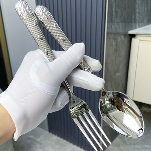 Cutlery Stainless Steel <strong>Flatware</strong> Set Food Grade <strong>Cheap</strong> Utensil Dishwasher Safe