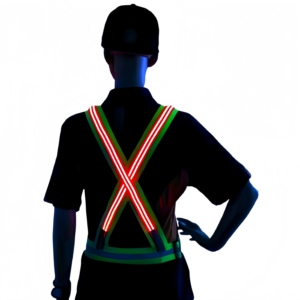 LED Safety Vest With Combination of <strong>Dual</strong> Fibers and High-brightness Leds, Significantly Enhancing Night Visibility - Product Image 5