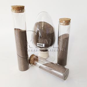 Kumlama ve parlatma için patlamayan, toz veya çatlamayan kahverengi korindon kum ve toz - Product Image 4