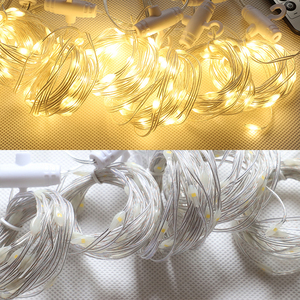 Led Thác chuỗi ánh sáng Rèm IP44 Cổ Tích lấp lánh dòng nước treo đèn cho ngoài trời cho Giáng sinh ngày Valentine trang trí nội thất - Product Image 3