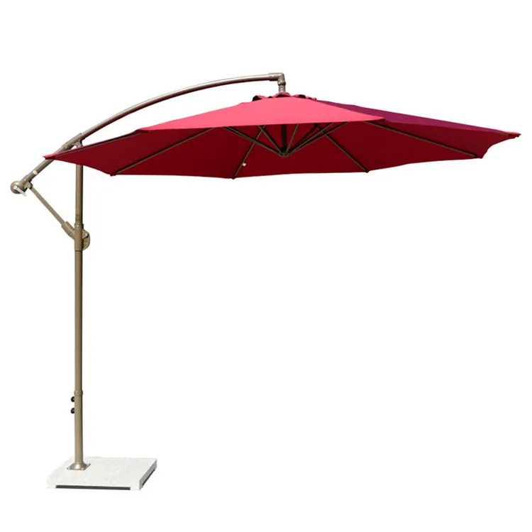Özel baskılı açık sombrilla plaj muz şemsiye bahçe havuzu şemsiye