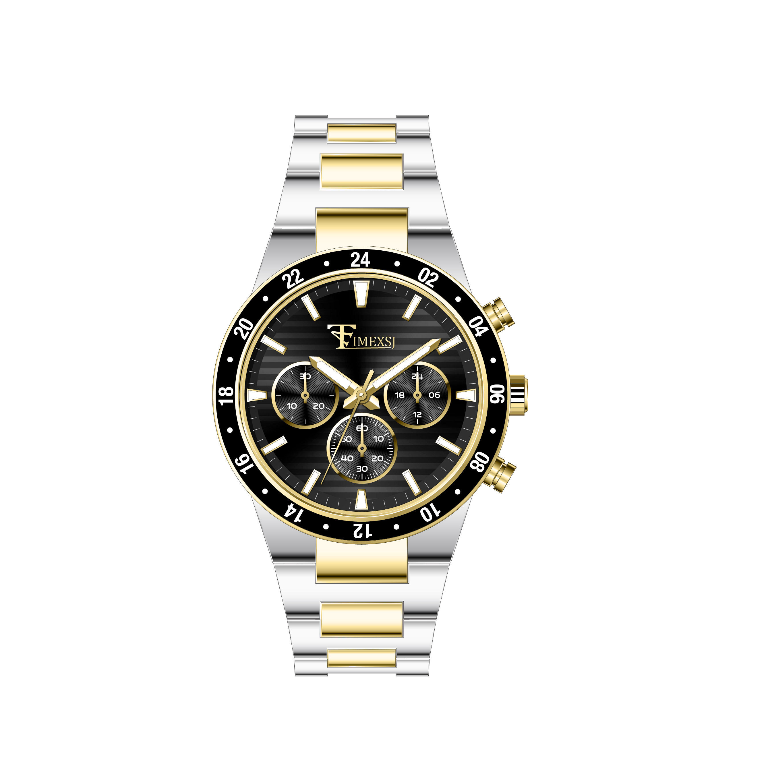 Two Tone+Gold