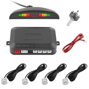 12 to 24V LED Three Color <strong>Display</strong> Car Vehicle <strong>Reverse</strong> Backup Radar System with 4 Parking <strong>Sensors</strong> Distance Detection <strong>Display</strong> - Product Image 5