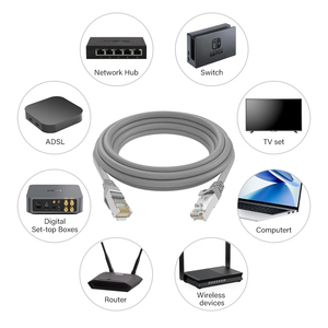 Özel renk uzunluğu Ethernet kablosu 1m-50m FTP Cat6 yama kablosu RJ45 konnektör CAT6 kablosu - Product Image 5