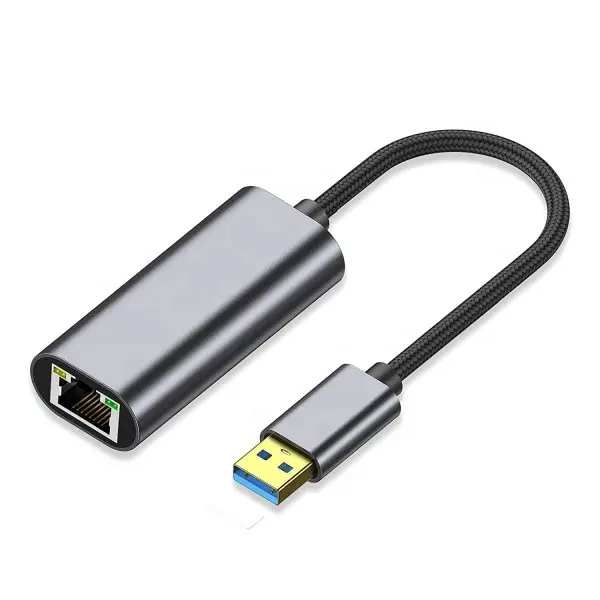 Adaptateur Ethernet USB, adaptateur réseau LAN Ethernet 3.0 à 10/100/1000 Gigabit