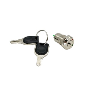 12 mét kim loại khóa điện tử điều khiển từ xa bạc <span class=keywords><strong>Key</strong></span> <span class=keywords><strong>Switch</strong></span> Knob hai-vị trí đôi kéo điện chìa khóa điện thoại thang máy khóa - Product Image 2