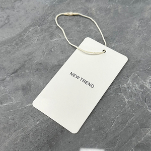 Recyclable Custom Private Brand Logo Clothing <strong>Tags</strong> for Clothes Price <strong>Tag</strong> Price Label <strong>Hang</strong> <strong>Tag</strong> <strong>With</strong> <strong>String</strong> - Product Image 6