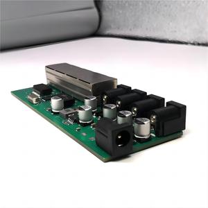 สวิตช์อีเธอร์เน็ตอุตสาหกรรม PCB 4พอร์ต100Mbps โมดูลสวิตช์เครือข่ายพลังงานย้อนกลับสำหรับแผงเครือข่ายพลังงานแสงอาทิตย์