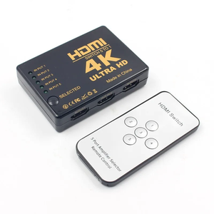 Conmutador HDMI 4K 5 en 1 Salida 3 en 1 Adaptador de caja de video con selector divisor compatible con HDMI con control remoto IR para PC HDTV DVD PS4 - Product Image 5
