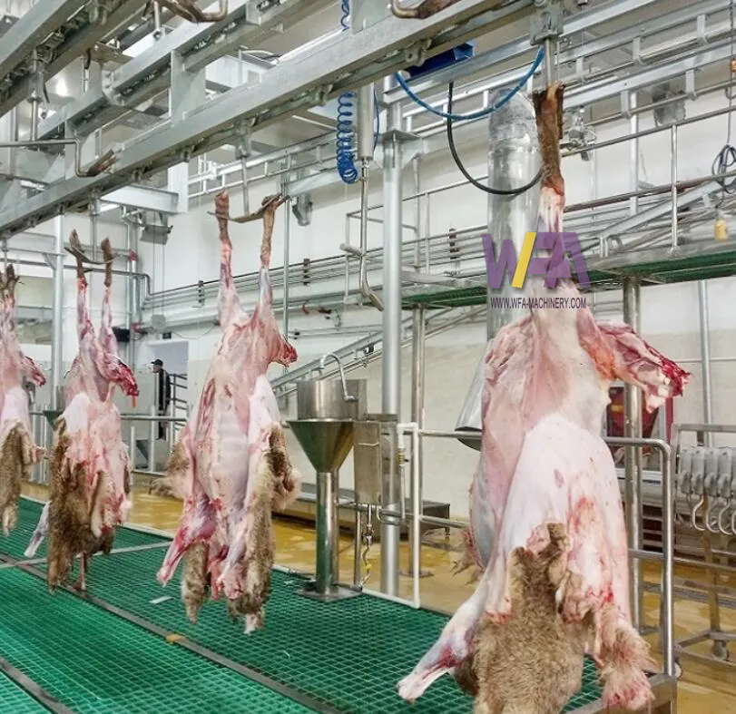 Mini equipo de matadero de ovejas de cordero línea de procesamiento de carne para máquina de matadero de cabras Australia