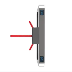 Automatisches Edelstahl-Barrier-Gate-Drehkreuz RS485-Kommunikationsschnittstelle Sicherheits zugriffs kontrolle über Finger abdruck - Product Image 2