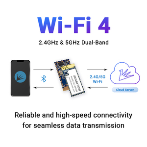 Feasycom Bluetooth 5.0 Wi-Fi 4 2.4GHz &amp; 5GHz Ultrasmall IoT <strong>Wireless</strong> Data Transmission Low Power <strong>Wifi</strong> <strong>Module</strong> - Product Image 3
