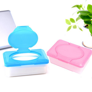 塑料湿纸巾自动盒湿巾分配器婴儿湿巾盒硬质可重复使用擦拭容器 - Product Image 1