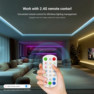 3CH PWM светодиодный контроллер SP663E беспроводное приложение RF 2,4G пульт дистанционного RGB Неоновый FCOB COB световая лента DCV5-24V - Product Image 6