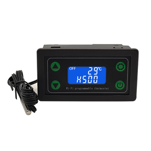 Pantalla digital de alta precisión Wi-fi Controlador de temperatura remoto Calefacción Refrigeración Control de temperatura Termostato con sensor - Product Image 2