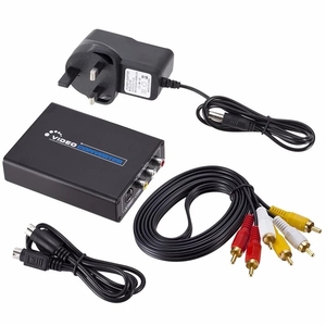 Precio de fábrica Convertidor de audio Señal de transmisión de video compuesto HD AV/S Terminal Convertidor HD Salida VGA Entrada de 5V Garantía de 1 año - Product Image 4