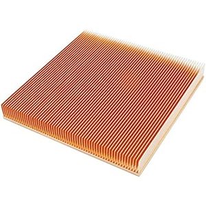 Custom Pure Copper Skiving Fin <strong>Heatsink</strong> <strong>50mm</strong> X <strong>50mm</strong> X 15mm for Electronic Chip Led Cooling - Product Image 5