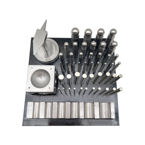 Kinway profesyonel takılar araçları 29 adet Dapping blok ve Punch seti takı yapma ve METAL SMITH Dapping ve Doming blokları - Product Image 6