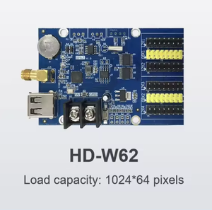 Nuovo modulo Display a Led singola/doppia scheda di controllo colore Huidu HD-W62 scheda di controllo Wifi - Product Image 3