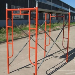 China Factory Made Heavy Duty H Frame <strong>Scaffolding</strong> Steel Ladder Frame <strong>System</strong> <strong>Building</strong> &amp; Concrete <strong>Formwork</strong> Use - Product Image 4