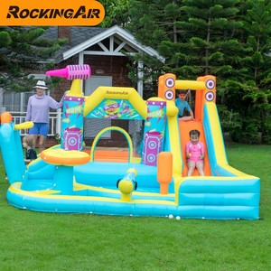 Professional Small Inflatable Water Slide for Kids Great Fun Pool <strong>Nip</strong> Slip on a Water Slide Supplier - Product Image 2