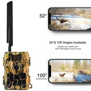 Для Willfine 5.8CG 4G 24MP сотовая камера для Wild Game Trail, GPS MMS, приложение для управления электронной почтой, охота без свечения светодиодов, SD-память - Product Image 4