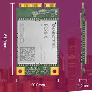 Módulo Mini PCIe Quectel EC25 EC25-EU EMEA EC25-AF NA EC25-AU AU/NZ Cat4 150Mbps UMTS GSM Fallback IoT incorporado