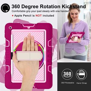 New <strong>ipad</strong> 9.7 2018 2017 <strong>ipad</strong> Air <strong>2</strong> case With 360 Degree Rotating Stand Protective Silicone Rugged <strong>Cover</strong> case With Hand Shoulder - Product Image 3