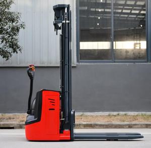 <strong>USA</strong> Type 1500kg Electric Straddle Pallet <strong>Stacker</strong> with Adjustable Forks - Product Image 2