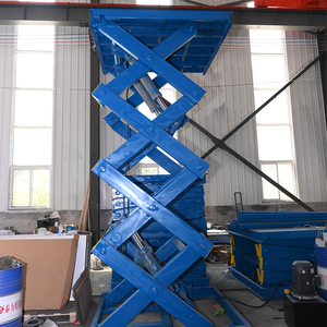Nuevo elevador de carga hidráulico eléctrico, elevador de tijera fijo de carga grande para Taller de fábrica, almacén, carga minorista, descarga - Product Image 3