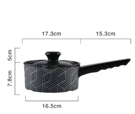 Pot à lait Phantom noir-1L