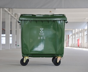 工业废物箱1100L户外移动垃圾桶HDPE塑料垃圾桶 - Product Image 5