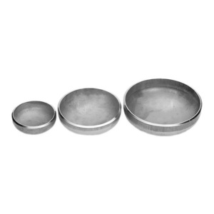 נירוסטה צינור סוף כובע סגלגל חילק ראש torispherical מכסה
