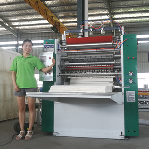 Good Quality 2 Lines Drawing <strong>V</strong> Fold Type <strong>Interfold</strong> Facial Tissue Paper Machine Price - Product Image 2