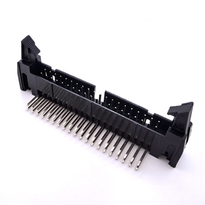 Soulin 2.54mm Idcエジェクタヘッダー40ピンコネクタ254mmピッチワイヤに直角二列ラッチロックイジェクトフック垂直 - Product Image 1