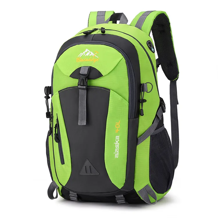 Bagpack per escursioni all'aperto in montagna impermeabile oxford da 40 litri multiutility