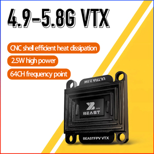 野兽FPV 4.9G 5.8GHz 64ch 2.5W VTX高功率FPV图像视频发射器，用于自由式FPV赛车无人机配件 - Product Image 6