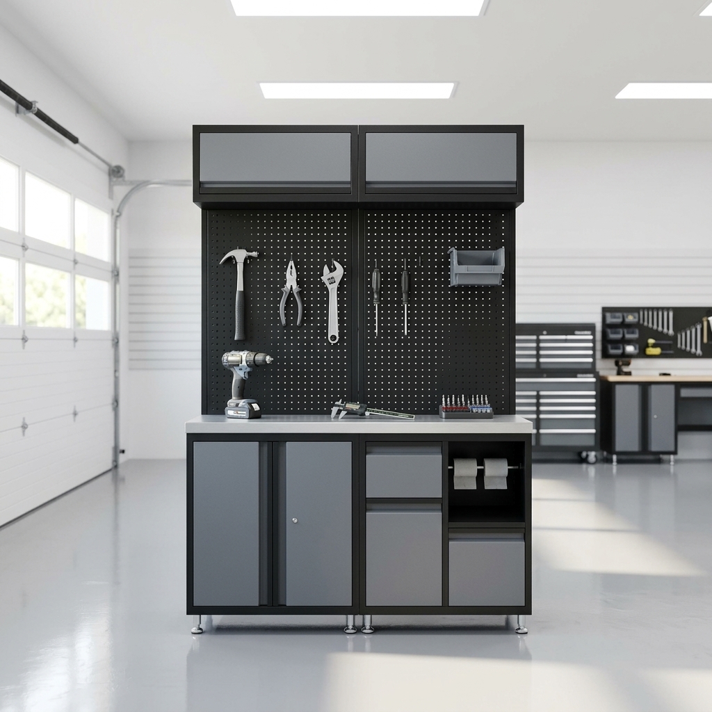 Modular Workshop Workstation Steel Tool Cabinet Workbench