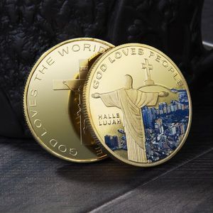 特注メタルシルバー宗教イエス記念コインお土産コイン - Product Image 2