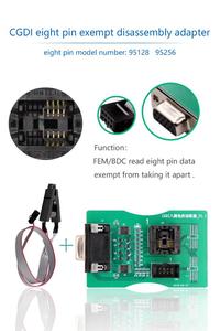 CGDI Auto Schlüssel Programmierer für BMW FEM/EDC Funktion Erhalten Freies Lesen 8 Fuß Chip Kostenloser Clip Adapter