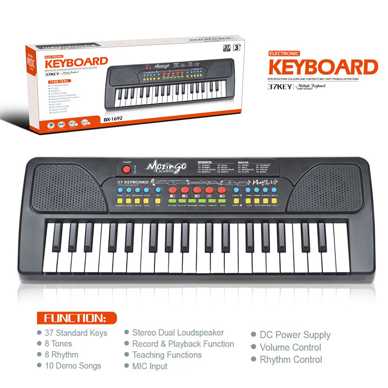 37-key black English version (with microphone)