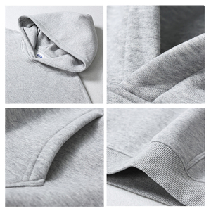 400G Quá Khổ Áo Người Đàn Ông Nặng Áo Thun Biểu Tượng Tùy Chỉnh Màu Rắn Thời Trang Đường Phố Lỏng Phù Hợp Với Đội Mũ Trùm đầu Áo Cho Bán Buôn - Product Image 5