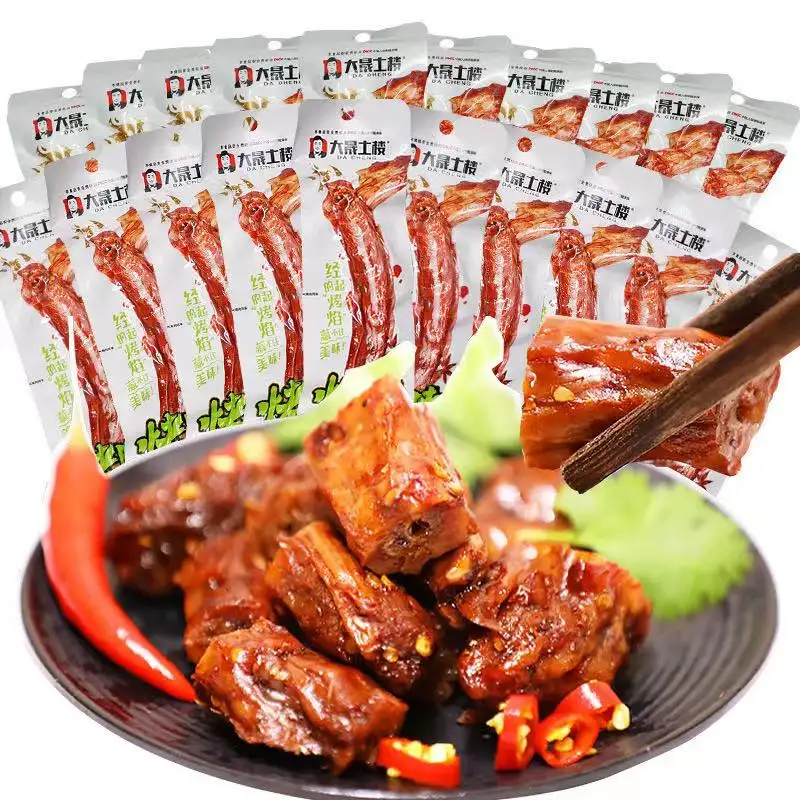 Dasheng earth building Attractive meat snack Low-Fat duck neck Spicy Braised Duck Neck