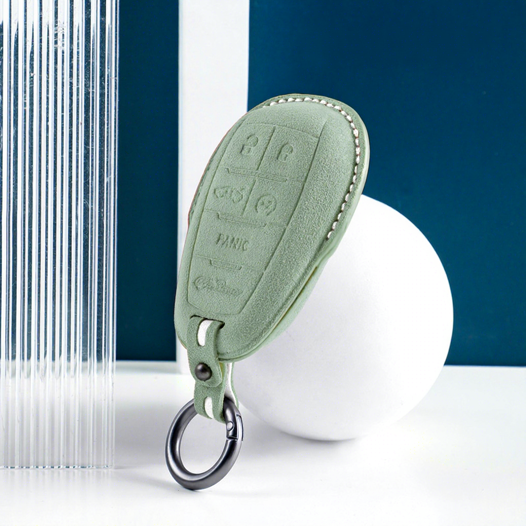 #2156 Verde chiaro + cuciture bianche